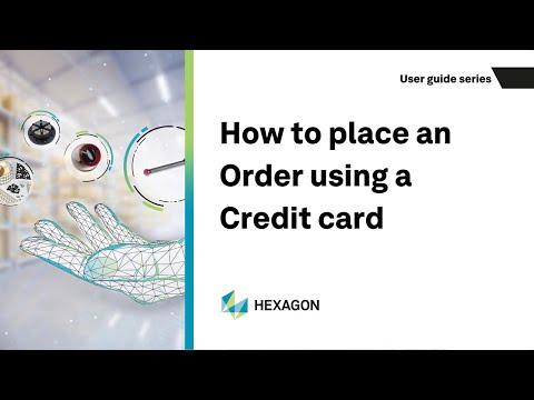 Webshop - How to place an order using a credit card?