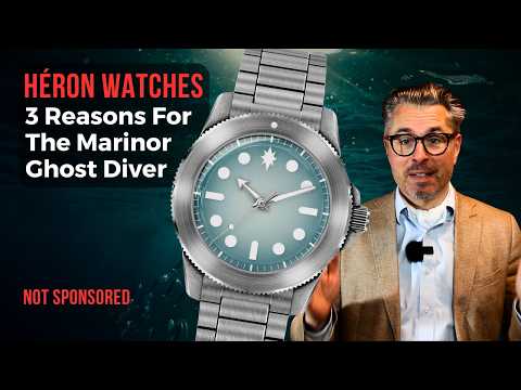 A Clear View. Héron Marinor Ghost North Blue Dive Watch In Review