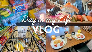 【Day in my Life VLOG】Summer Break with Japanese mom! Breakfast cooking/ Sushi Lunch/ Grocery/ Chores