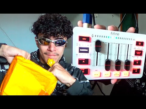 UNBOXING DO MEU NOVO MIXER (Fifine SC3)