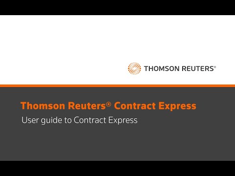 Contract Express - End user guide