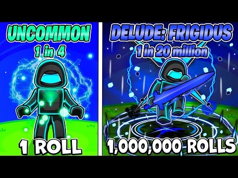 Rolling 1,000,000 Times For The Rarest Auras In Roblox Unknown Rng