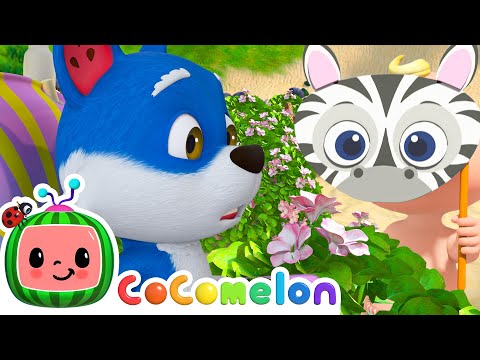 Wally and JJ Peeakboo Safari + MORE CoComelon JJ's Animal Time Kids Songs | Animal Songs for Babies