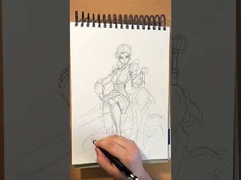 Speed Art; OC Dragon Hunter Elise