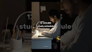 12 hours STUDY schedule 📚 💯 % work #study #motivation #tips #viral #shorts