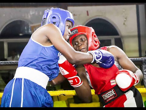 UGANDA BOXING CHAMPIONS LEAGUE,Emily Nakalema Defeats Scovia Muzira in a 4-1 split decision Thriller