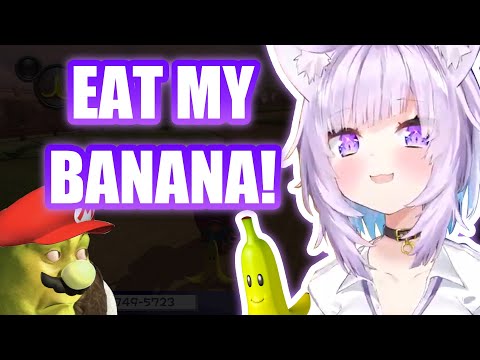 Okayu just wants to Make Mario Eat Her Banana... In Mario Kart 【Hololive English Sub】