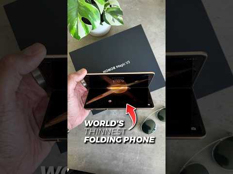 World’s THINNEST Folding Smartphone 👀 #SHORTS