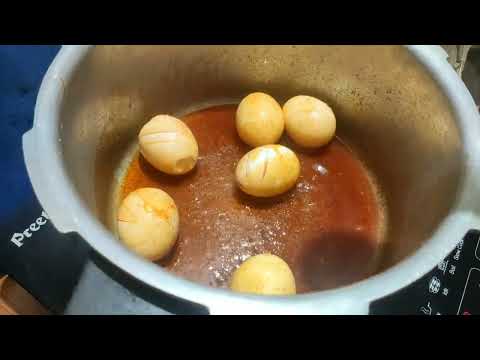 Tasty egg gravy recipe in Telugu/Dhaba style egg masala curry 🍛😋😋