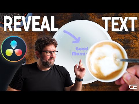 DaVinci Resolve 19 - Reveal Text behind a moving object in NO TIME
