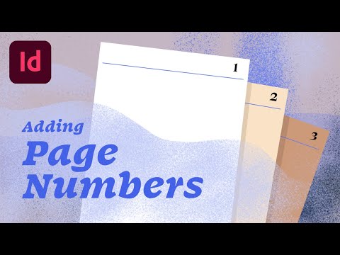 How to add page numbers in Adobe InDesign CC 2021