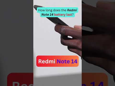 How long does the Redmi Note 14 battery last #phonebattery  #redminote14 #redminote14price