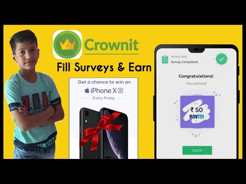 crownit refer and earn | crownit app referral code | refer and earn app 2023 | fill surveys & earn