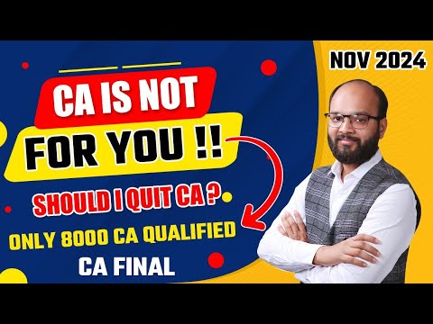 Should I Quit CA ? | Quit CA Course | Should I Leave CA in 24 | Honest Guidance by Chandan Sir