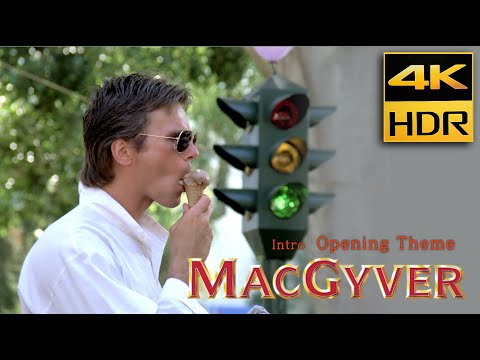 MacGyver (1985) season 1 Pilot • Intro Opening Theme  • 4K HDR & HQ Sound