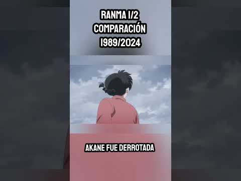 Akane fue DERROTADA - COMPARACIÓN Ranma 1/2 Serie CLÁSICA 1989 VS Remake  2024