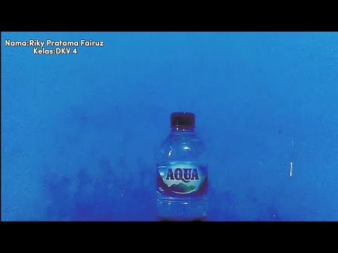 Membuat Iklan AQUA Tugas Desain Komunikasi Visual