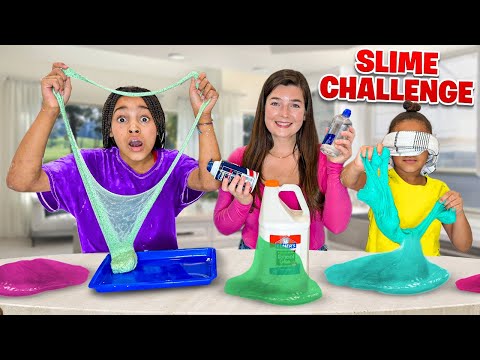 Blindfold Slime Challenge ft/ Mrs. Bench