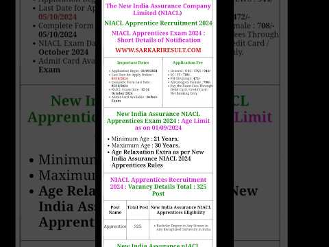 How to Fill New India Apprentices Online Form 2024#karanbabuofficial800 #shortvideo #shorts