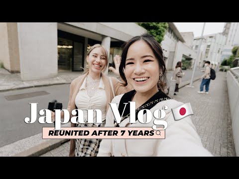 Living in Japan Vlog 🇯🇵  - Reunion in Tokyo, The BEST food in Tsukishima & Cafes with friends