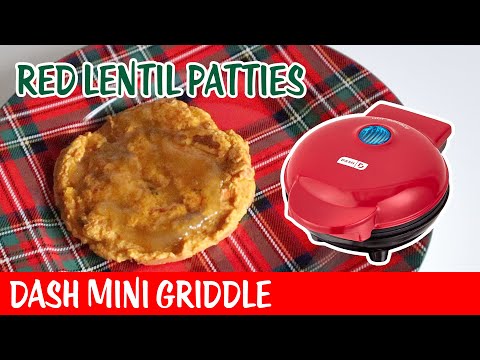 Lentil Patties - Dash Mini Griddle - Day 9 Bonne Maman Advent Calendar 2024