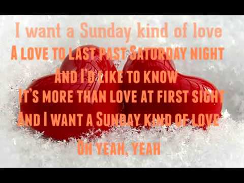 Etta James - A Sunday kind of love