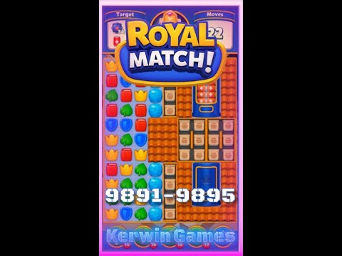 Royal Match Level 9891 9892 9893 9894 9895 - No Boosters Gameplay