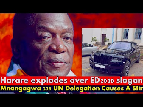 WATCH BREAKING LIVE; Fresh Trouble over ED2030, Mnangagwa UN Delegations Sparks Controversy