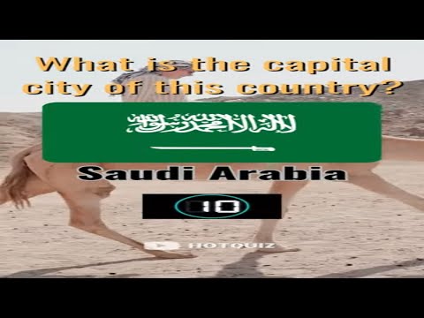 Can you guess the capital city of Saudi Arabia? Hot Quiz #quiz #shorts