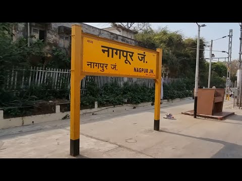 Nagpur Junction railway station 12723/Telangana Express Arriving Departing, Indian Railways 4k HD