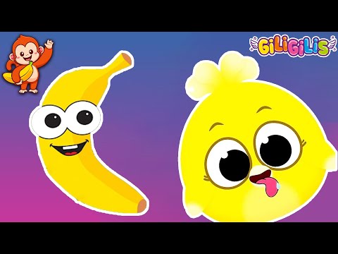 BANANA Songs | Learn Fruits and the Alphabet with Giligilis: Yummy Songs for Gili to Sing and Enjoy