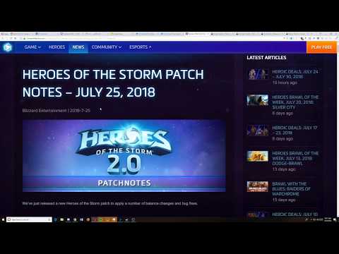 HOTS Patch Notes July 25th