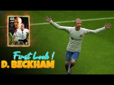 🤯OMG🤯 First Look & Impression Of *NEW BECKHAM* - BEAST? Goals, Skills, Celebration | eFootball 2024