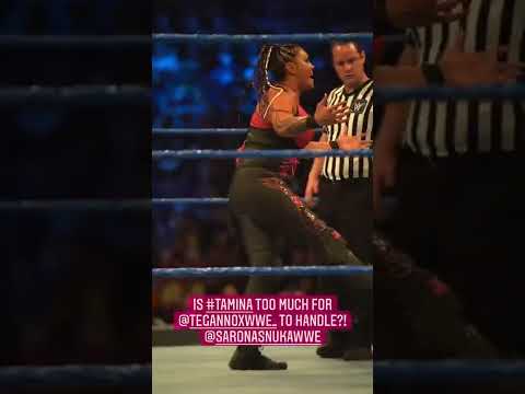 Tamina vs Tegan Nox fight in the WWE NXT Match | WWE New Diva Women Stars #shorts