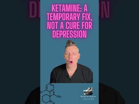 Ketamine A Temporary Fix, Not a Cure for Depression #psychiatrist