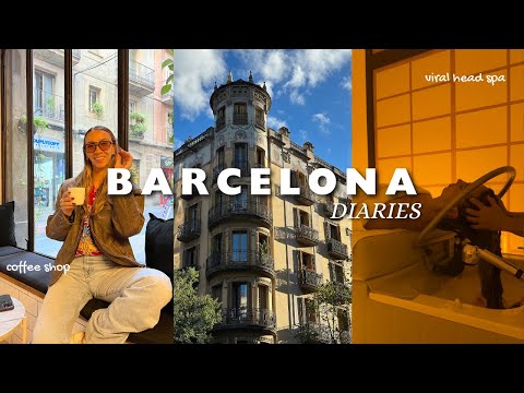 Barcelona Diaries || Viral Japanese Head Spa, Cute Coffee Shop and Best Barcelona Sweet Treats!