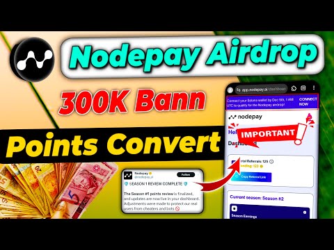 Nodepay point convert | Nodepay 300k account banned | Nodepay airdrop claim | Nodepay airdrop