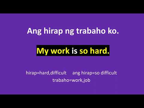 BASIC-ADVANCED TAGALOG ENGLISH EXPRESSIONS FOR  FILIPINO LEARNERS-3