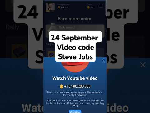 X Empire video code today 24 September | musk empire YouTube code today