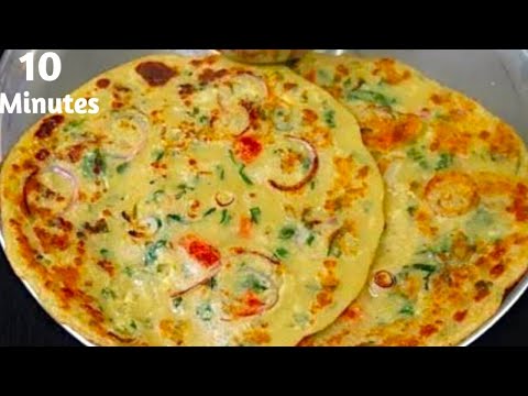 10 Minutes Recipes |👌മാവു അരക്കാതെയും കുഴക്കാതെയും എളുപ്പത്തിൽ ഒരു Breakfast😋Veg Dinner Recipes