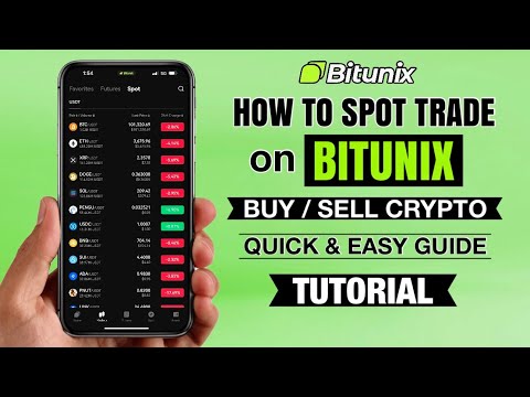 How to SPOT trade on Bitunix | Buy/ Sell Crypto like $CAT $BTC | App Tutorial