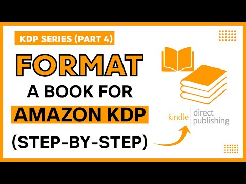 How to Format a Book for Amazon Kindle Publishing (KDP) | Microsoft Word 2023