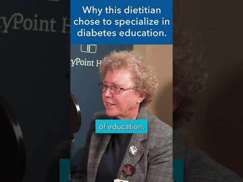 Why this dietitian became a diabetes educator #shorts