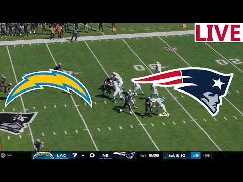 🔴LIVE 🔴Los Angeles Chargers VS New England Patriots/ NFL Week 17 /NFL Madden NFL 25