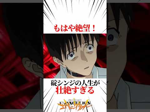 【エヴァンゲリオン】もはや絶望！碇シンジの人生が壮絶すぎる #EVANGELION #EVA エヴァ