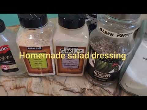 homemade salad dressing #salad #dressing #happyhourcafe