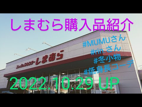 【Haul】しまむら購入品紹介＊2022.10.29/MUMUさんコラボ/rin.さんコラボ/冬小物/低身長コラボ