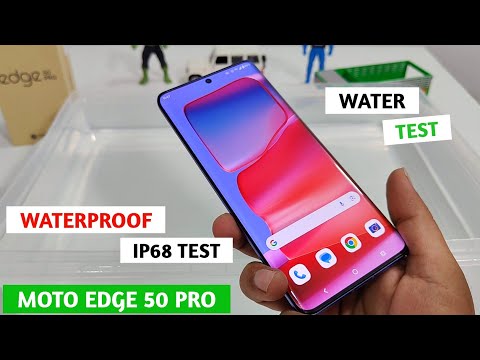 Moto Edge 50 Pro Water Testing | Water Drop Test Moto Edge 50 Pro | Moto Edge 50 Pro