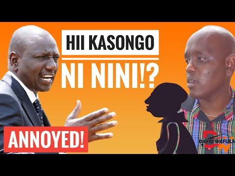 REPORTS RUTO GOT ANGRY AFTER KASONGO MEMES SPREAD IN STATEHOUSE!!