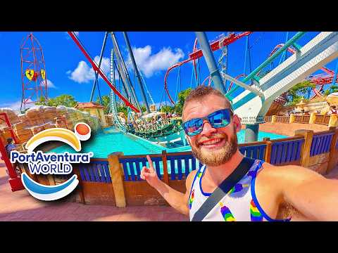 Riding INSANE Roller Coasters at PortAventura & FerrariLand!